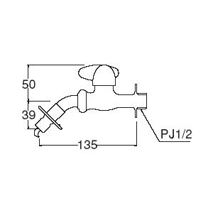 SANEI(水栓金具) SANEI 三栄水栓 ミニセラ洗濯機用ホーム水栓 SANEI(水栓金具) SANEI 三栄水栓 ミニセラ洗濯機用ホーム水栓