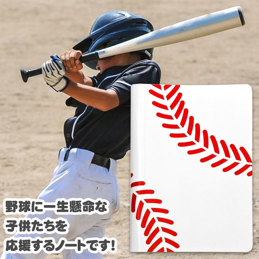 送料無料 日本製 野球ノート 50冊セット 手帳 子供 部活 卒業 卒部 卒団 引退 少年野球 スポーツ少年団 スポ少_2