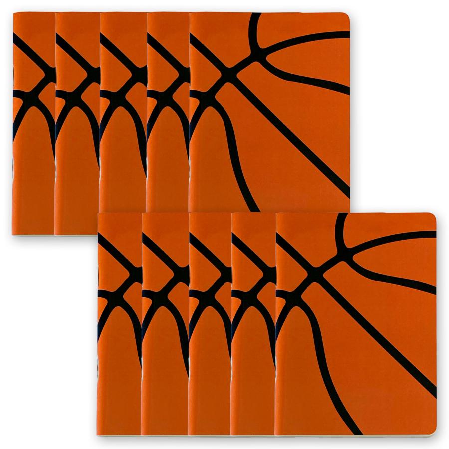 送料無料 日本製バスケノート10冊セット 手帳 ミニバス 子供 卒業 卒団