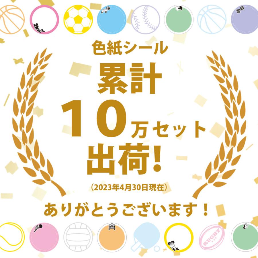 コンパクト便送料無料 野球 色紙シール 12柄×3組 寄せ書き 寄せ書きシール 卒業 卒部 卒団 引退 少年野球 スポーツ少年団 スポ少｜promoshop｜03