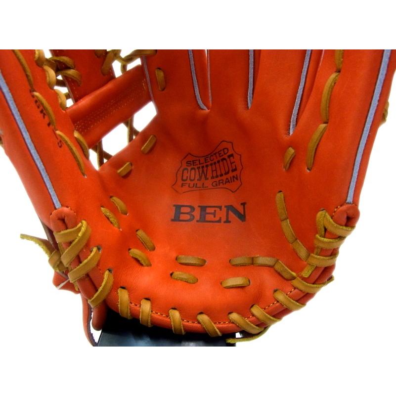 BEN(ベンゼネラル) 一般硬式グラブ [軽量和牛素材] 内野手用 右