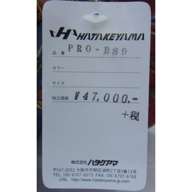 限定商品】HATAKEYAMA(ハタケヤマ) 硬式用グラブ 坂口モデル 外野手用