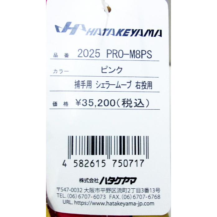 ハタケヤマ（HATAKEYAMA） 【限定商品】 一般軟式キャッチャーミット