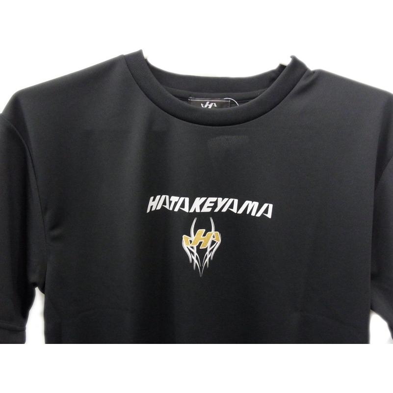 【限定商品】　HATAKEYAMA(ハタケヤマ)　半袖Ｔシャツ　（B）ブラック　HF-15TXB｜pronakaspo｜03