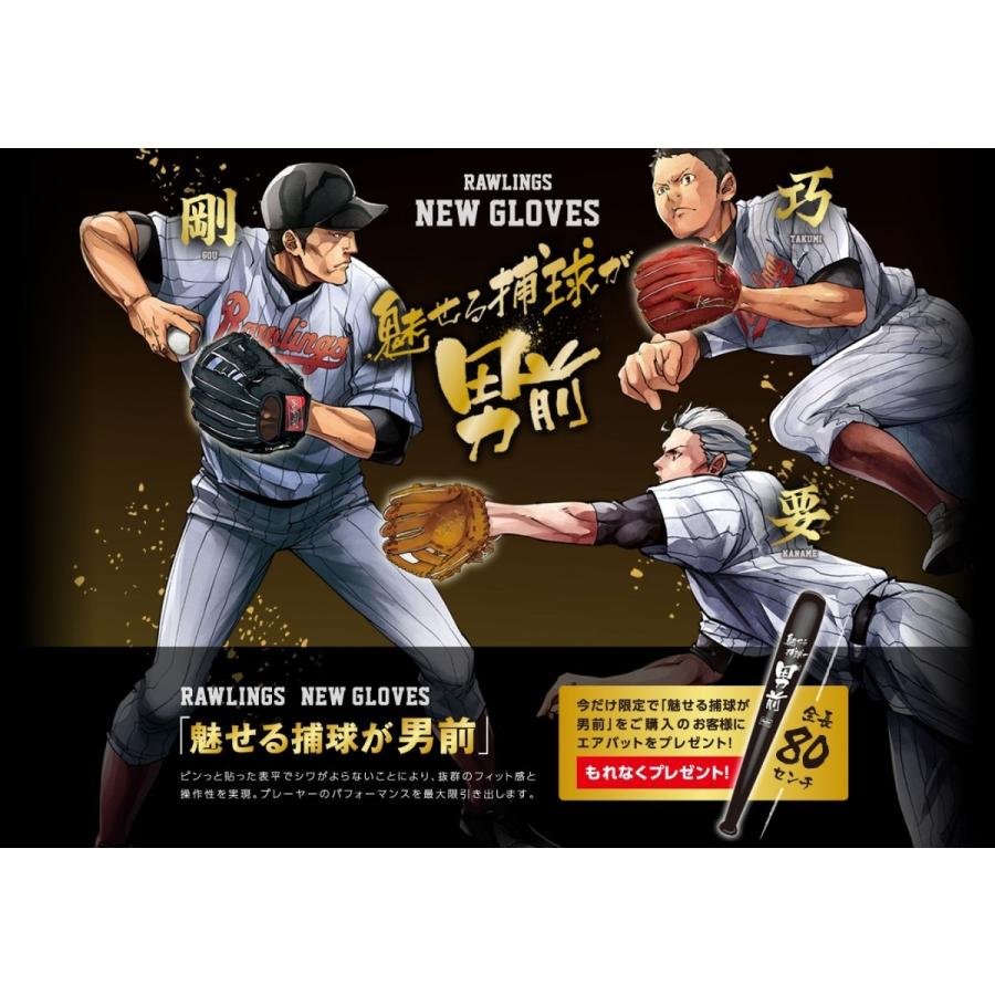 Rawlings(ローリングス) 一般軟式グラブ 魅せる捕球が男前 【剛】 内