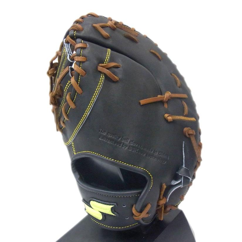 SSK 軟式ファーストミット 野球 ブラック エスエスケイ（SSK） 一般硬式ファーストミット 一塁手用 （9047