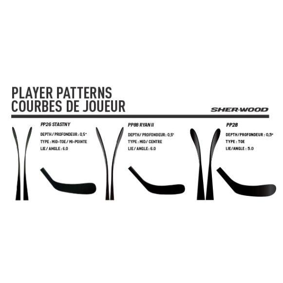 アイスホッケー　SHERWOOD スティック　シニアサイズ シャーウッド・プレーライトジュニアスティック【SHERWOOD