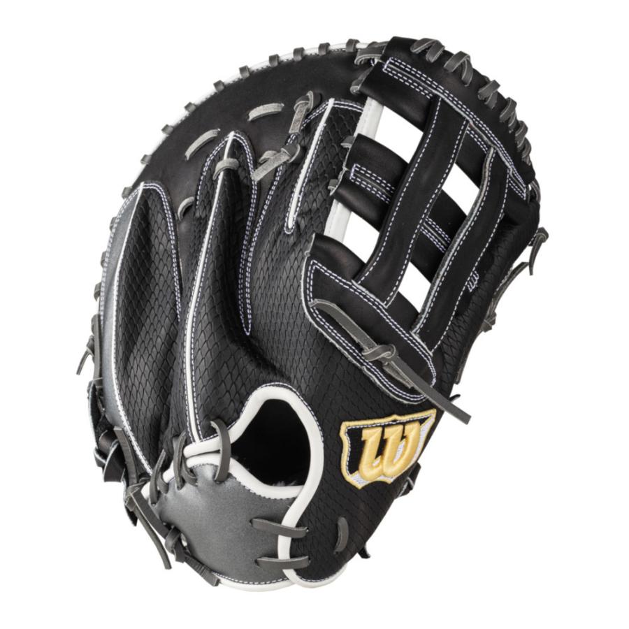 Wilson(ウイルソン)　一般軟式ファーストミット　ワナビーヒーロー　一塁手用　36型　右投げ用　（BL/BSN）　WBW100658　｜pronakaspo