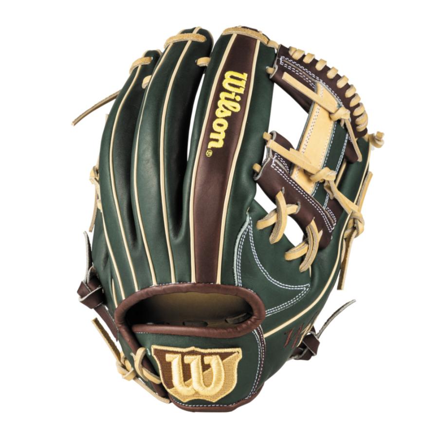 美品●ウィルソン ワナビーヒーローデュアル 軟式内野用 87型 Sタン×ホワイト Wilson ウィルソン 軟式 カラー グラブ ワナビーヒーロー