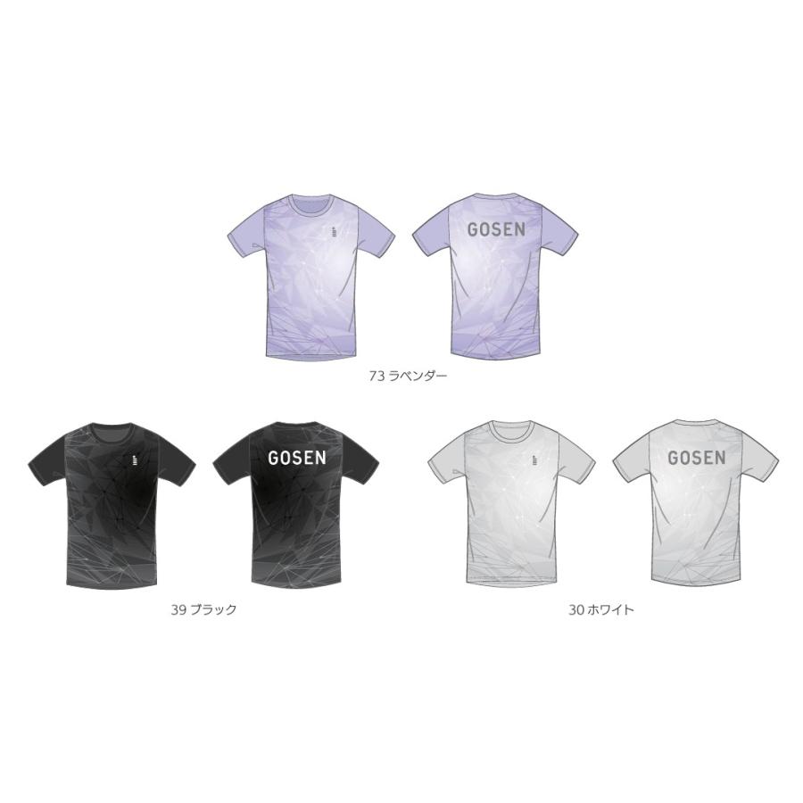 GOSEN インターハイTシャツ　Oサイズ GOSEN（ゴーセン） 数量限定 昇華TシャツA JPT61 バドミントン テニス