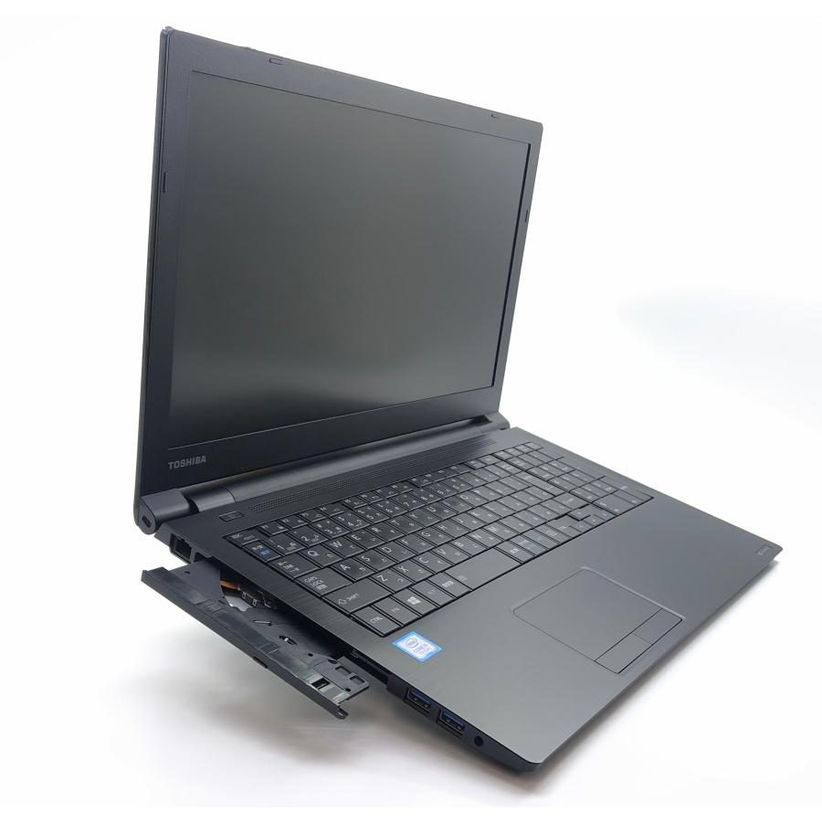 中古ノートパソコン, Core i3 -7130U, MS Office 2021付き, WIFI, DVDドライブ搭載, 15.6型,  [Dynabook B65] 中古パソコ 500GB, 8GB メモリ, Win11,｜pronet｜04