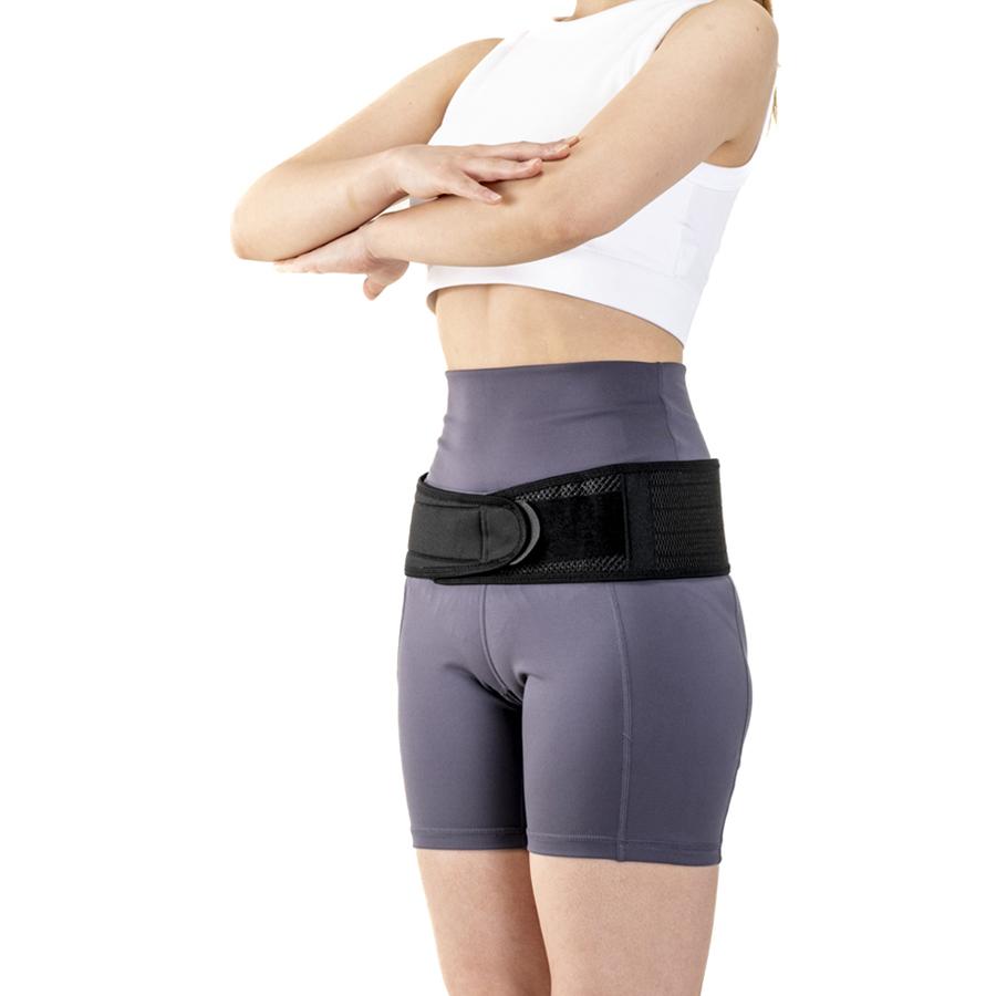 スリム仙骨ベルト 腰痛ベルト 細幅 コルセット 骨盤補正 産後ケア