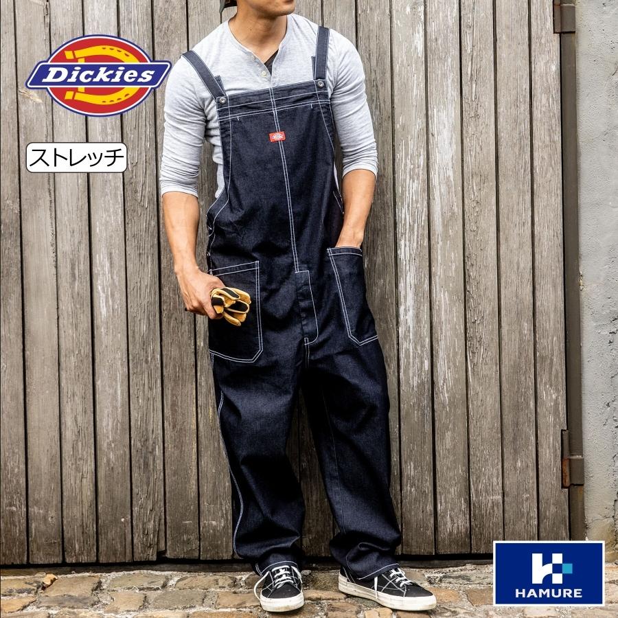 Dickies 「Dickies(ディッキーズ)」ストレッチデニムサロペット Dickies 「Dickies(ディッキーズ)」ストレッチデニムサロペット