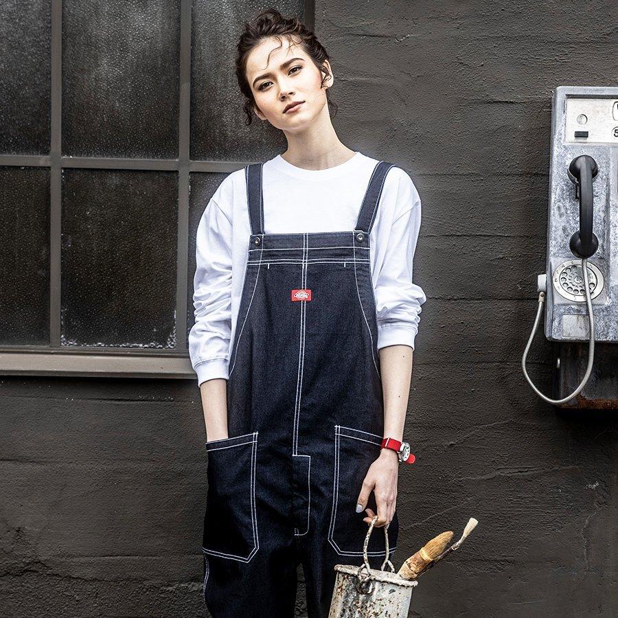 Dickies（ディッキーズ） 「」ストレッチデニムサロペット/D-709