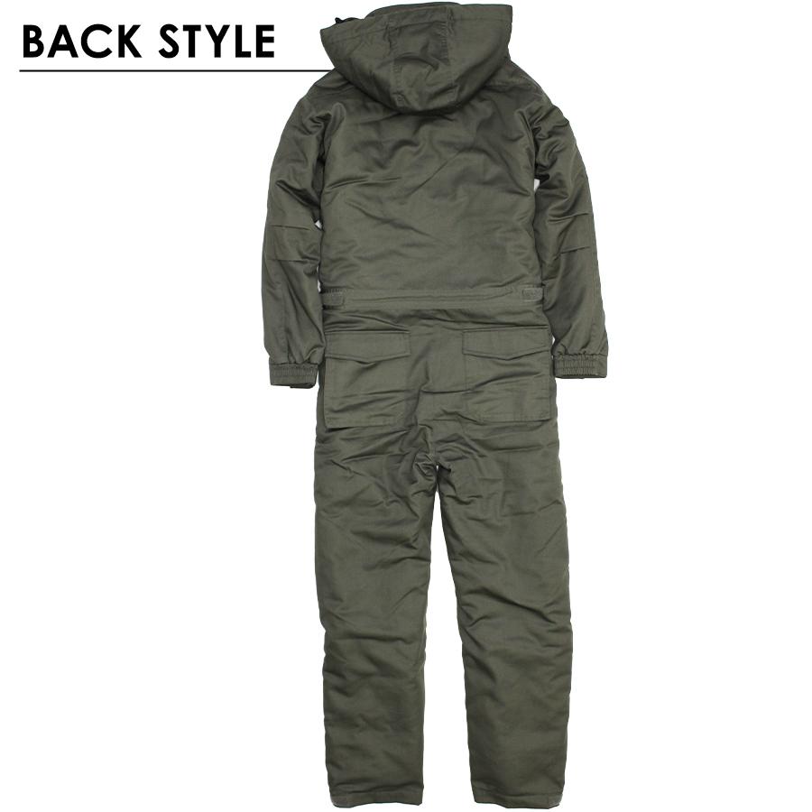 スキーウェアオーバーオール ゴーグルファイブ付 プロノ 超撥水防寒ツナギ PR-2114 防寒着 作業服 作業着