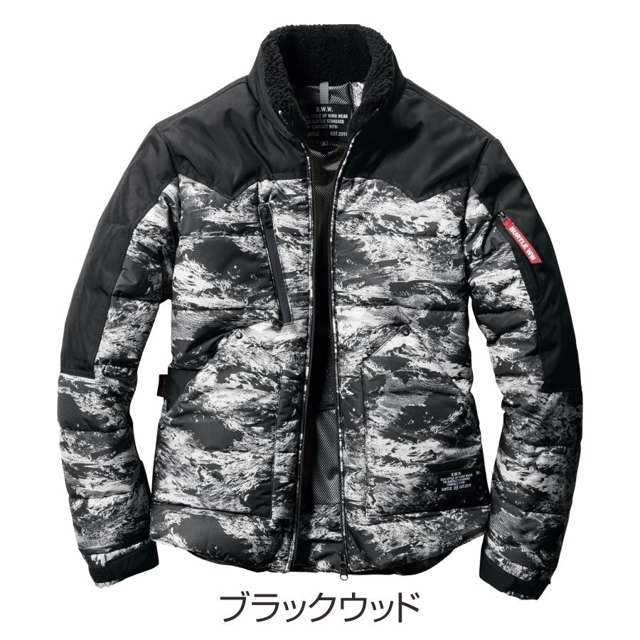 35 BURTLE バートル　サーモクラフトカモフラブラック　XL BURTLE（バートル） サーモクラフト対応 防寒ジャケット 5020 秋冬