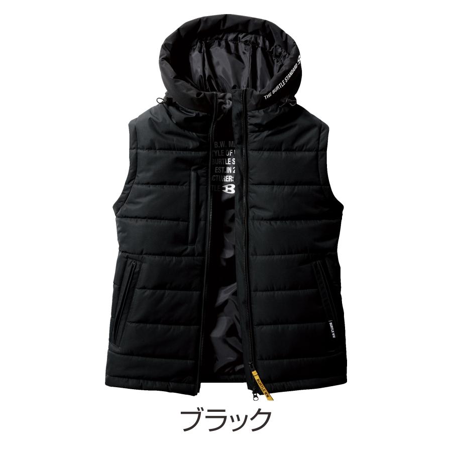 BURTLE（バートル） 防寒フーディーベスト 5034 メンズ 防風 撥水