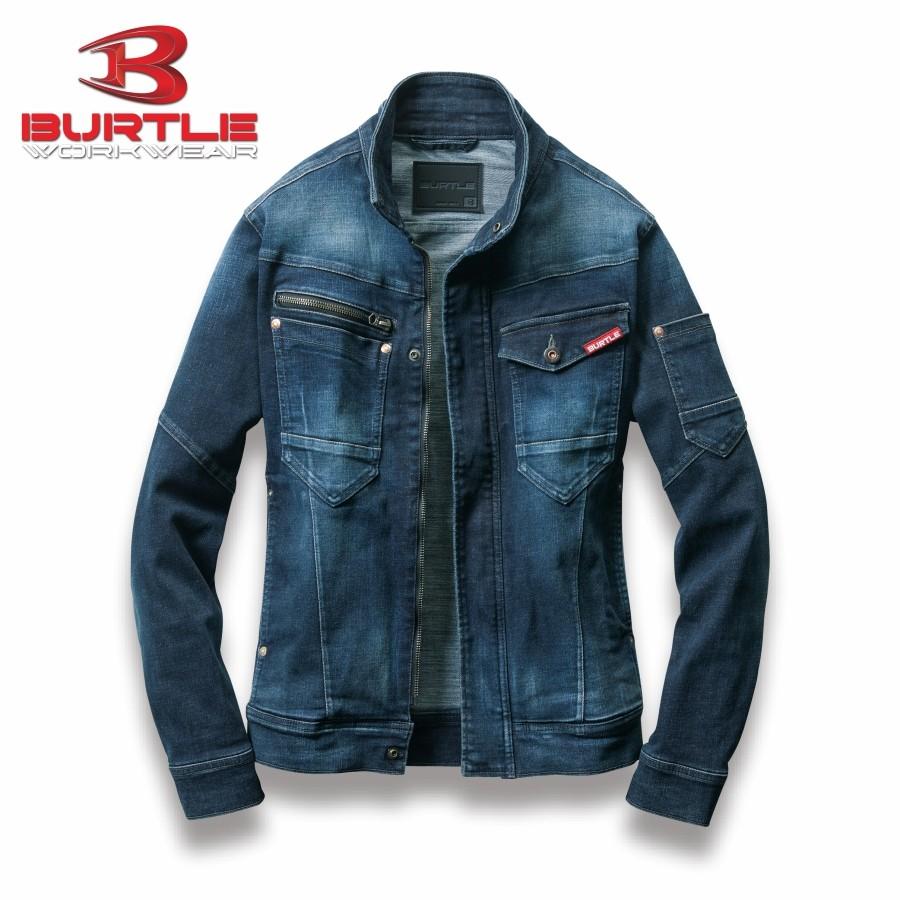 BURTLE バートル クレイジーストレッチデニムジャケット 571 年間 作業