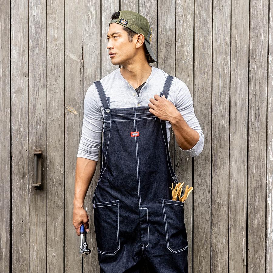 Dickies ディッキーズ ストレッチデニムサロペット D-709 オーバーオール おしゃれ ユニセックス 男女兼用 メカニック DIY アウトドア|prono-webstore|08