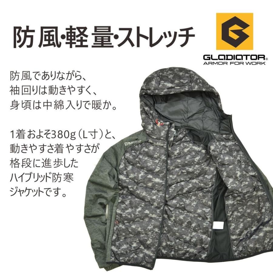 【新品未使用】ピッコーネクラブ　42 スカート　リバーシブル　防風　防寒　暖かい コーコス [GLADIATOR] G-2340 防風ストレッチジャケット