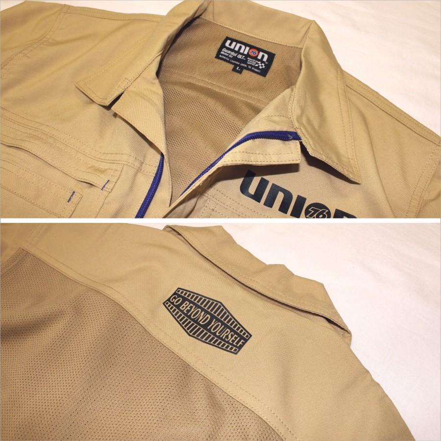 UNION76(ナナロク)」バックメッシュ長袖オーバーオール/No.76