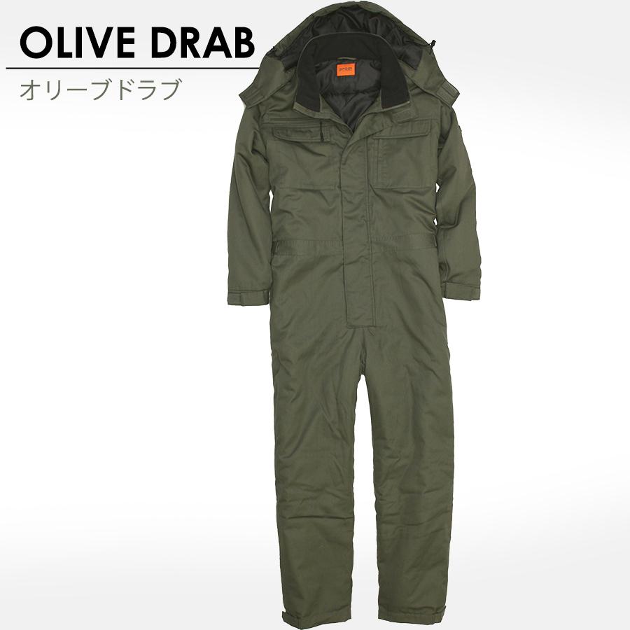 4L」「プロノ」超撥水防寒ツナギ/PR-2114 防寒着 作業服 作業着