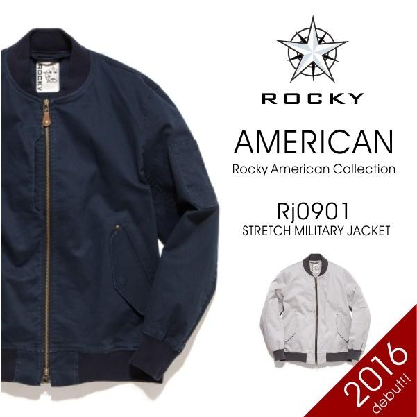 ROCKY（ロッキー）」ストレッチ・ミリタリージャケット（UNISEX