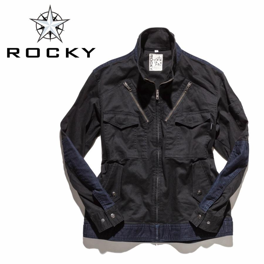 [アウトレット] 【メンズ】「ROCKY（ロッキー）」コンビフライトジャケット/RJ0906【2017 EXS 年間　作業服】｜prono-webstore