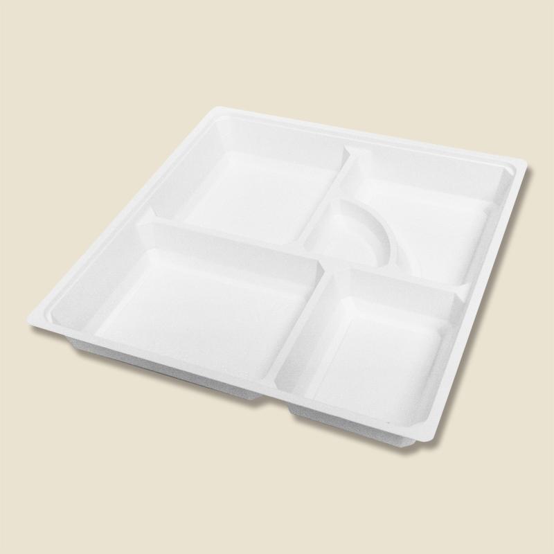 幕の内 弁当容器 使い捨て 業務用 一体型 80 80 中仕切りb 白 50枚 シモジマかっぱ橋paypayモール店 通販 Paypayモール