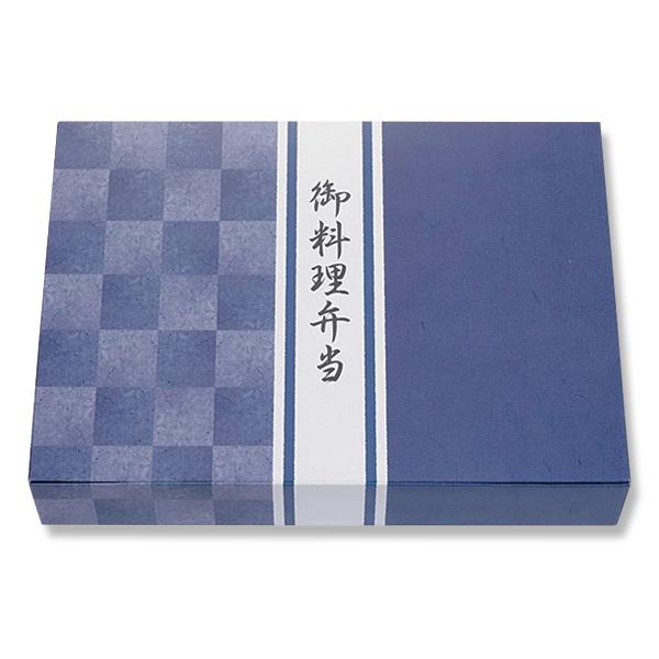 弁当 容器 50枚 K-BOX 紙箱 90-60 藍染 ケーピープラテック｜propack-kappa1