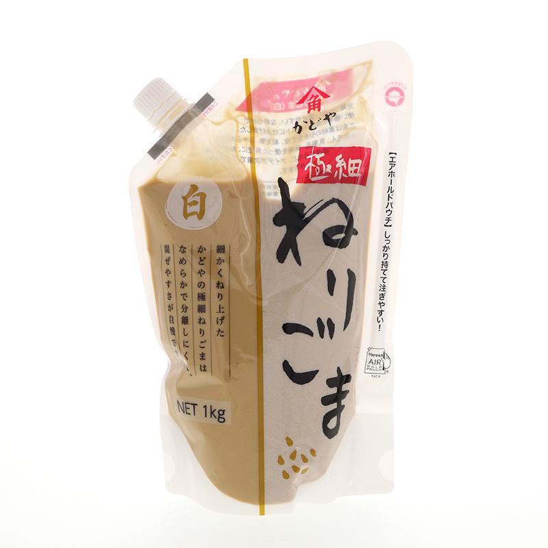 激安価格と即納で通信販売 ごまペースト かどや 極細 ねりごま 1kg 白