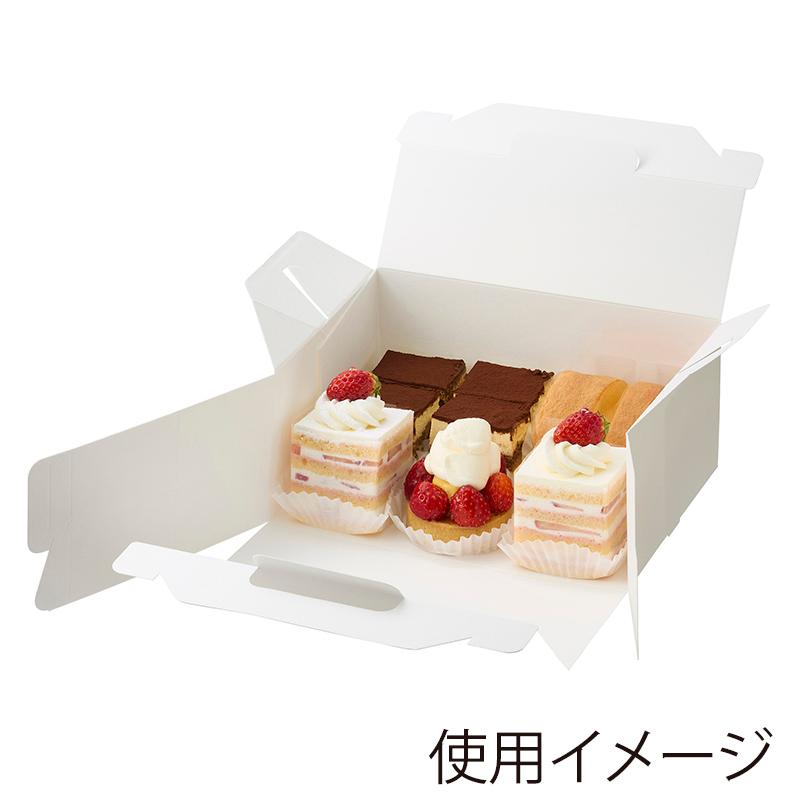 HEIKO（ヘイコー） 食品箱 取っ手付き スリム エコ キャリー ケーキ箱 