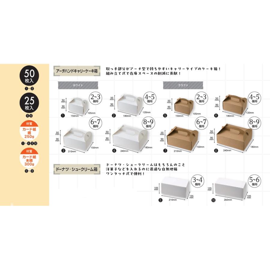 HEIKO（ヘイコー） ケーキボックス アーチハンド キャリーケーキ箱