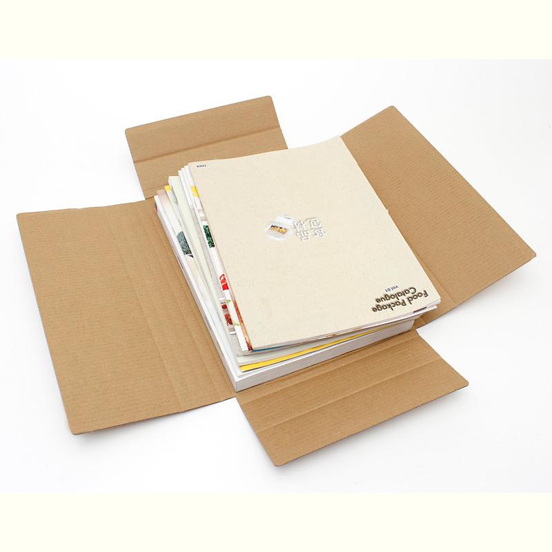 シモジマ 【メール便対応サイズ】A4用 段ボール 40枚 多当式 無地