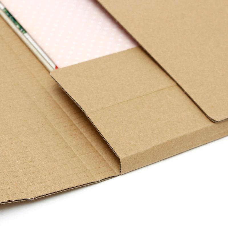 シモジマ 【メール便対応サイズ】A4用 段ボール 40枚 多当式 無地