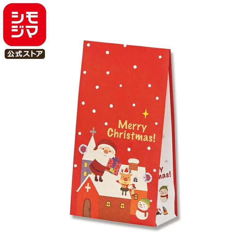 HEIKO クリスマス 紙袋 角底袋 ファンシーバッグ S1 サンタの