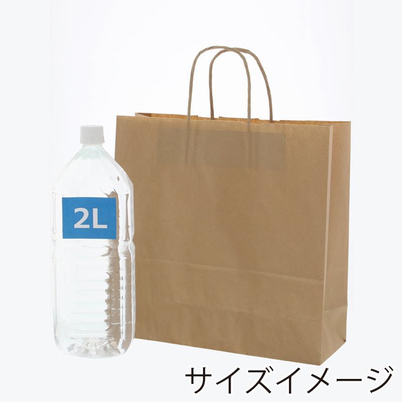 HEIKO 紙袋 手提げ紙袋 25チャームバッグ 3才 未晒無地 幅320