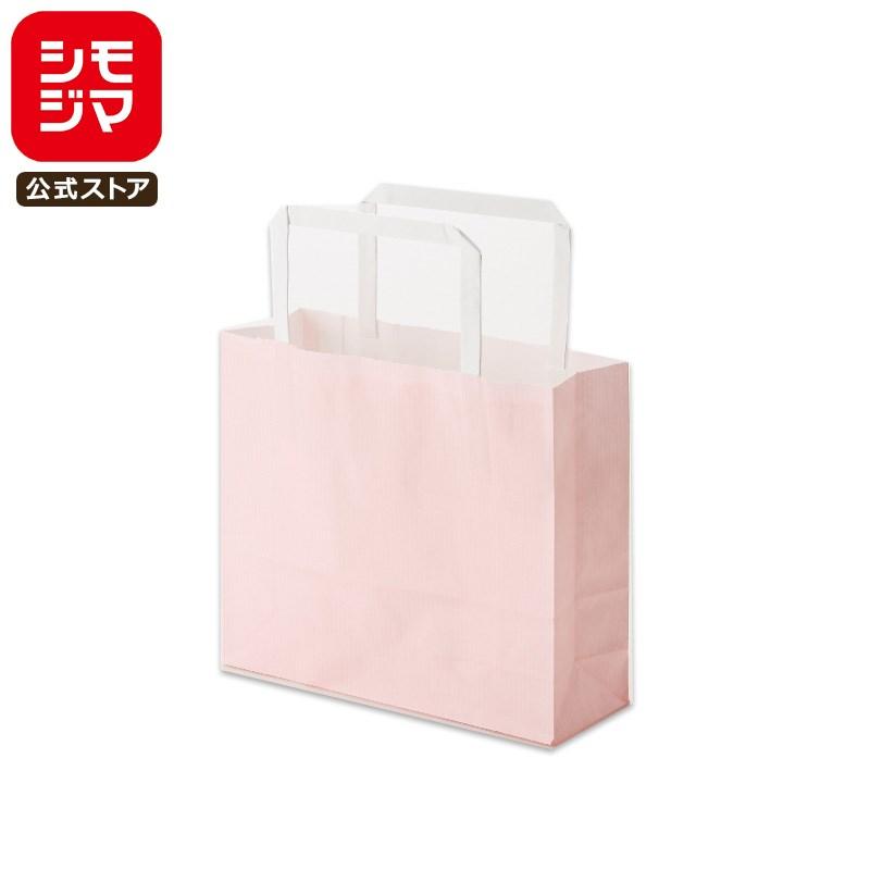 シモジマ HEIKO 紙袋 手提げ紙袋 H25チャームバッグ 18-2 白筋無地 P