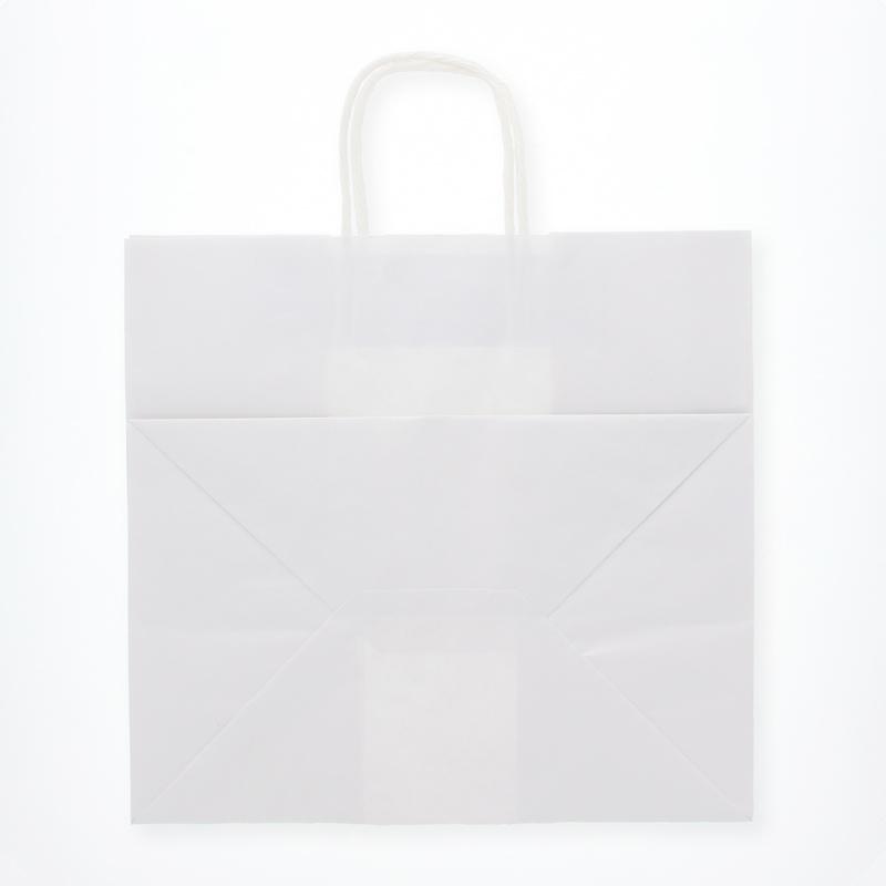 シモジマ HEIKO 紙袋 手提げ紙袋 25チャームバッグ 34-1 晒白無地 幅