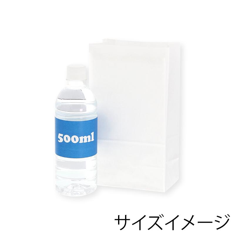 紙袋 角底袋 マチ付き 100枚 No.4 白無地 幅130×マチ80×高235mm シモジマ HEIKO｜propack-kappa1