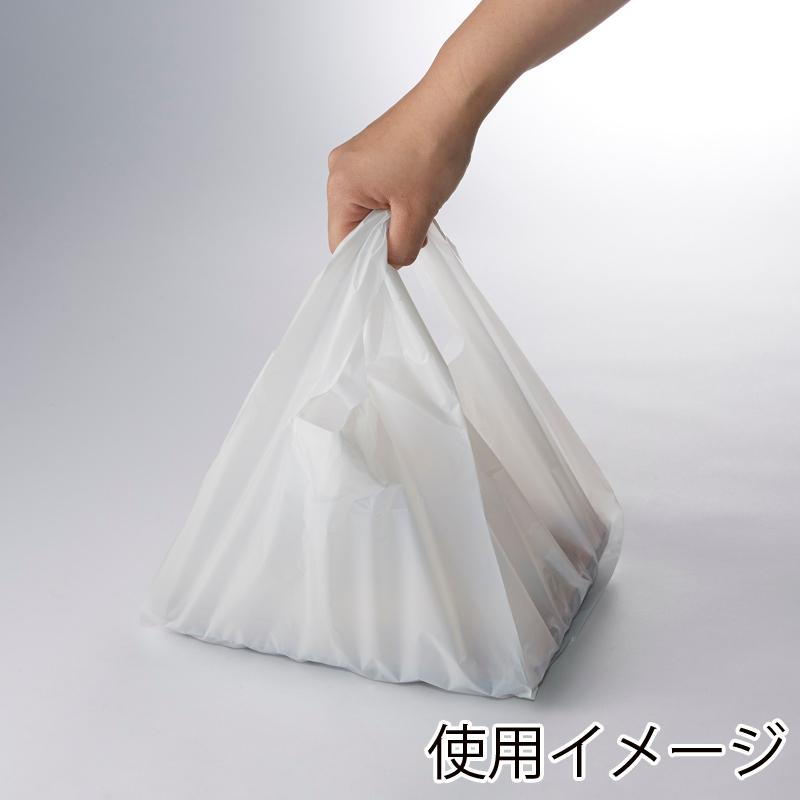 弁当用 レジ袋 100枚 マチ広 EFハンド ビニール袋 弁当 大 乳白色 シモジマ HEIKO｜propack-kappa1｜02