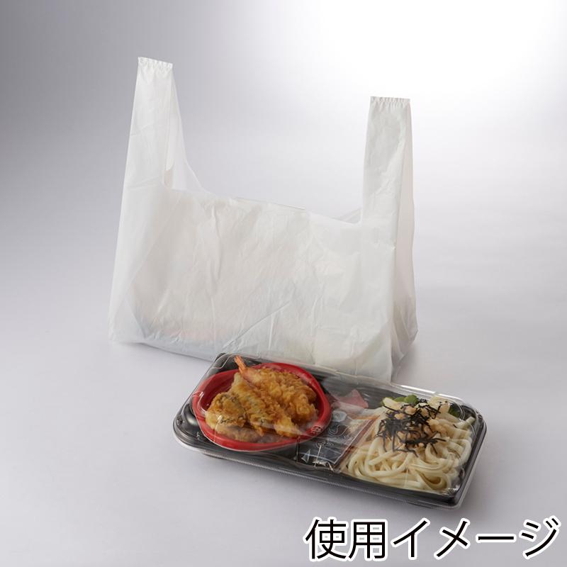 シモジマ 弁当用 レジ袋 100枚 マチ広 EFハンド ビニール袋 弁当