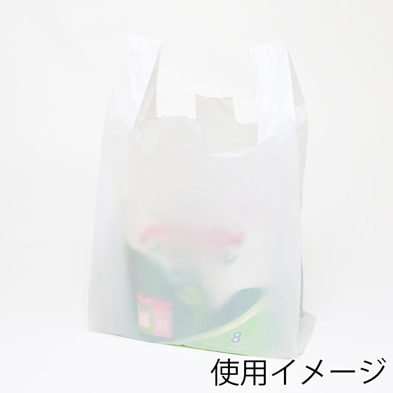 シモジマ レジ袋 100枚 ニューハンド ビニール袋 NO.60 乳白色 HEIKO