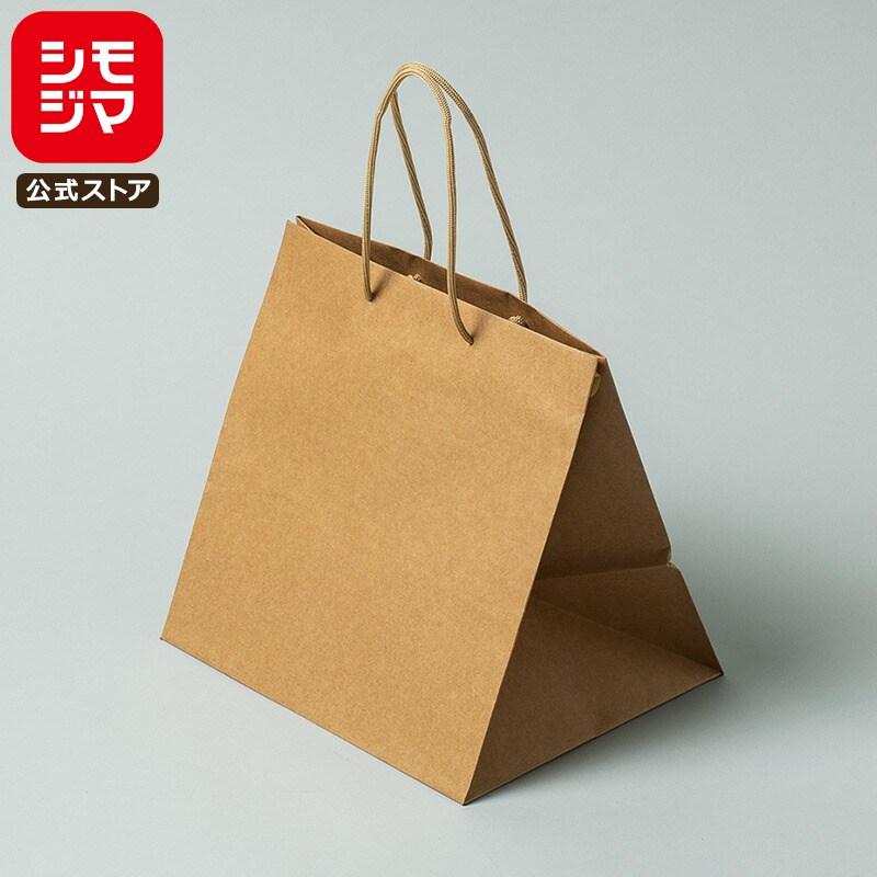シモジマ HEIKO 紙袋 手提げ紙袋 アレンジバッグ M 未晒無地 幅350