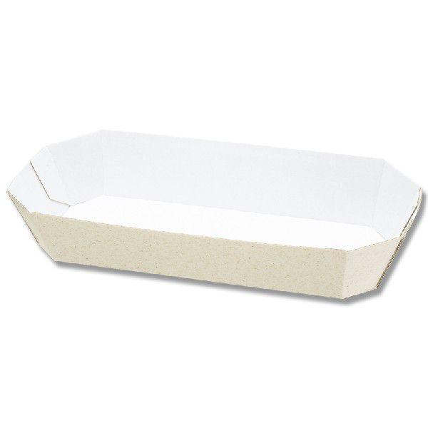 紙皿 業務用 使い捨て 食品容器 紙トレー 舟形 エコパームボックス 20枚入 シモジマ HEIKO Fトレー 1｜propack-kappa1
