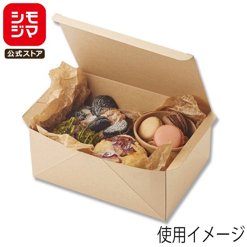 HEIKO ケーキ箱 20枚 ネオクラフト ケーキボックス L ケーキ6個用  