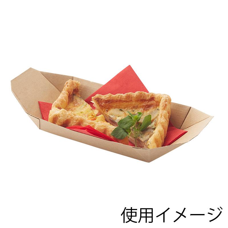 紙皿・使い捨て食品クラフトトレー⭐︎ 紙皿 キノペーパートレイ 4枚入（ スクエア おしゃれ 使い捨て