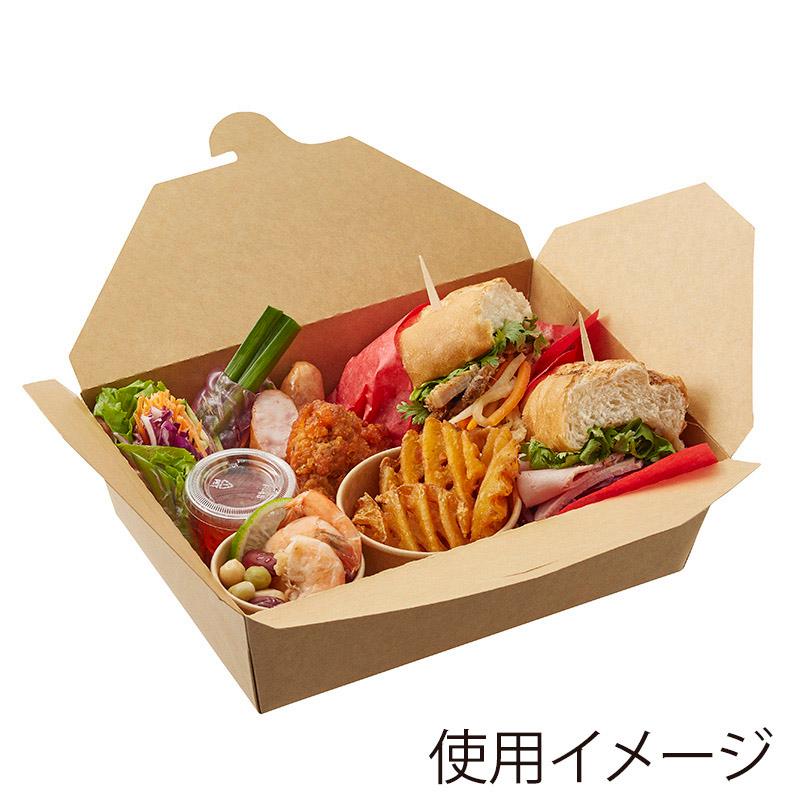 HEIKO（ヘイコー） シモジマ 使い捨て 食品容器 ペーパーランチBOX 22
