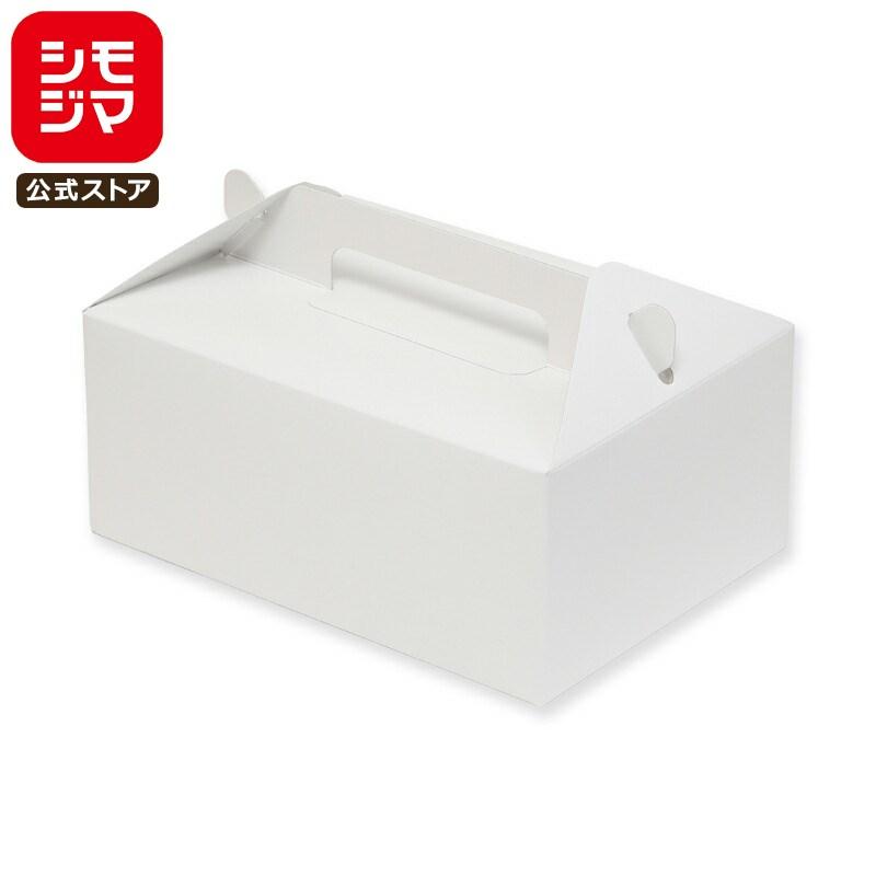 シモジマ ケーキ箱 ケーキボックス 25枚 手提ケーキ箱 大 6〜7個用