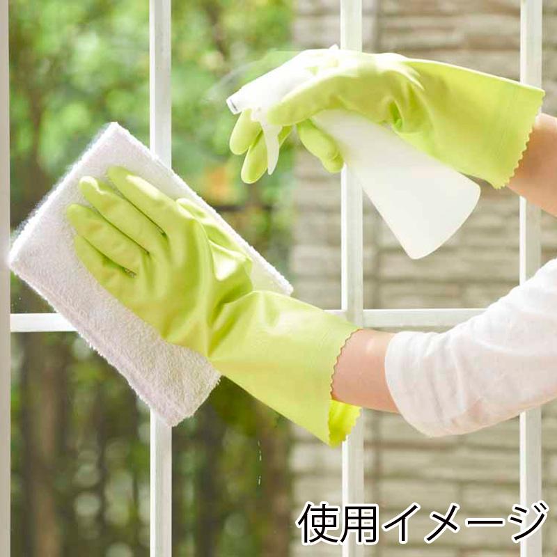 ☆爆買☆食器洗い 掃除 ゴム手袋 1組 ナイスハンド ミュー 中厚手 L